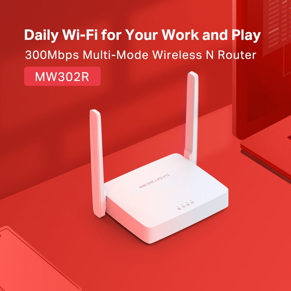 Router Mercusys Inalámbrico Mw302r 300mbps – imagen 4