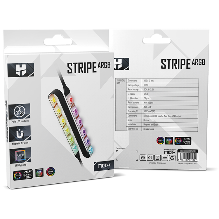 Tira Led Stripe ARGB Nox – imagen 3