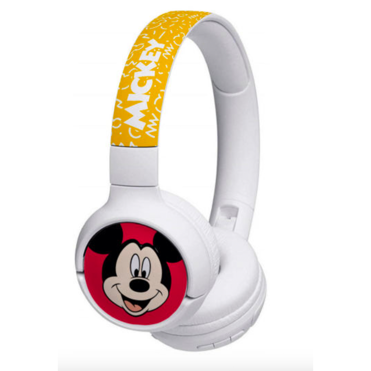 Audífonos Bluetooth Disney Mickey Blanco Amarillo
