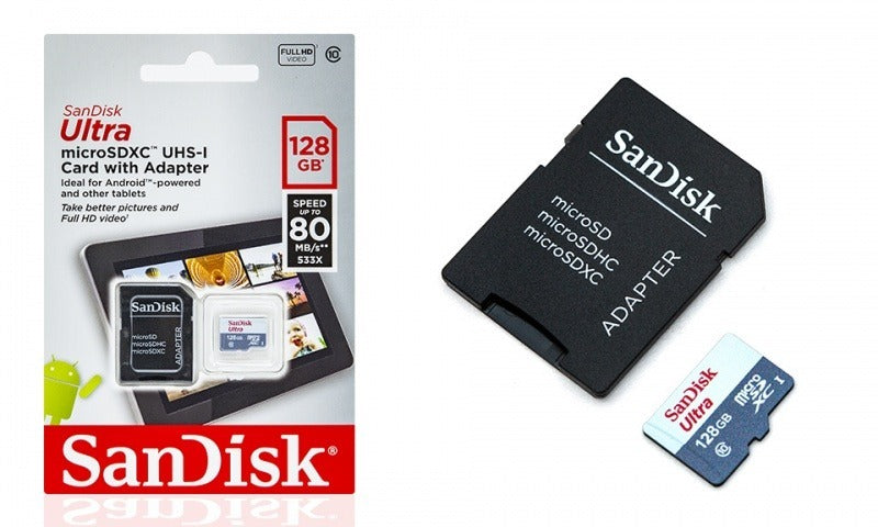 Micro SD 128 Gb Ultra Sandisk Clase 10 – imagen 2