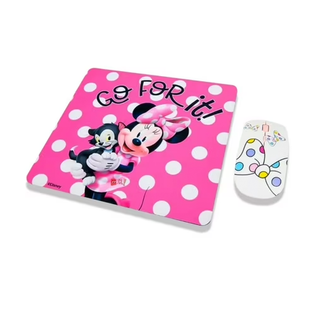 Kit Mouse Inalámbrico + Mousepad Disney Minnie 2