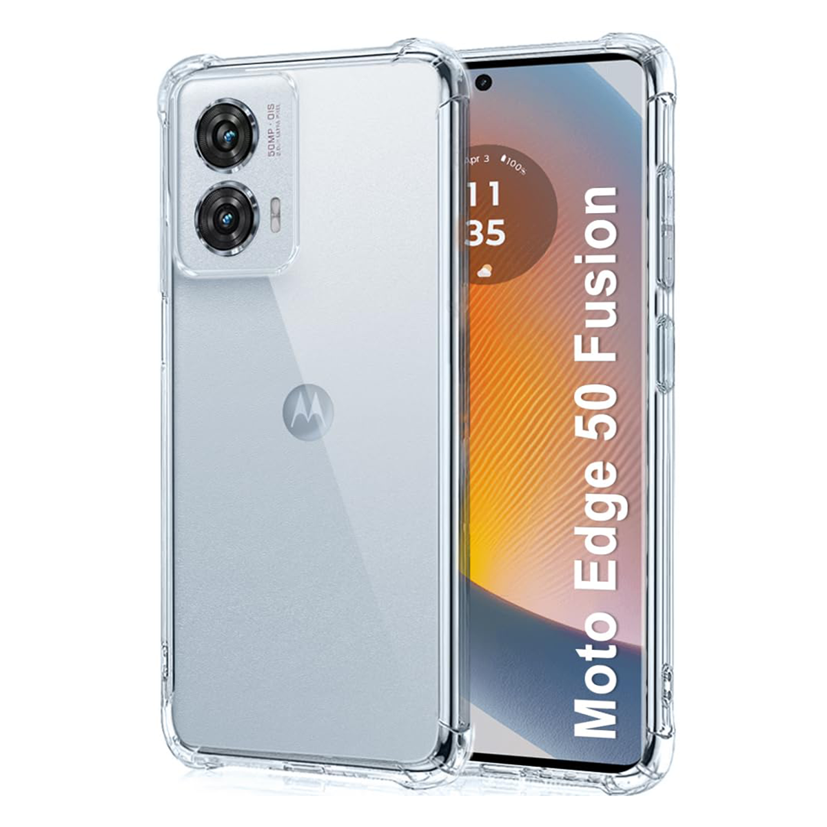 Motorola Moto Edge 50 Fusion Carcasa Transparente Gel Tpu
