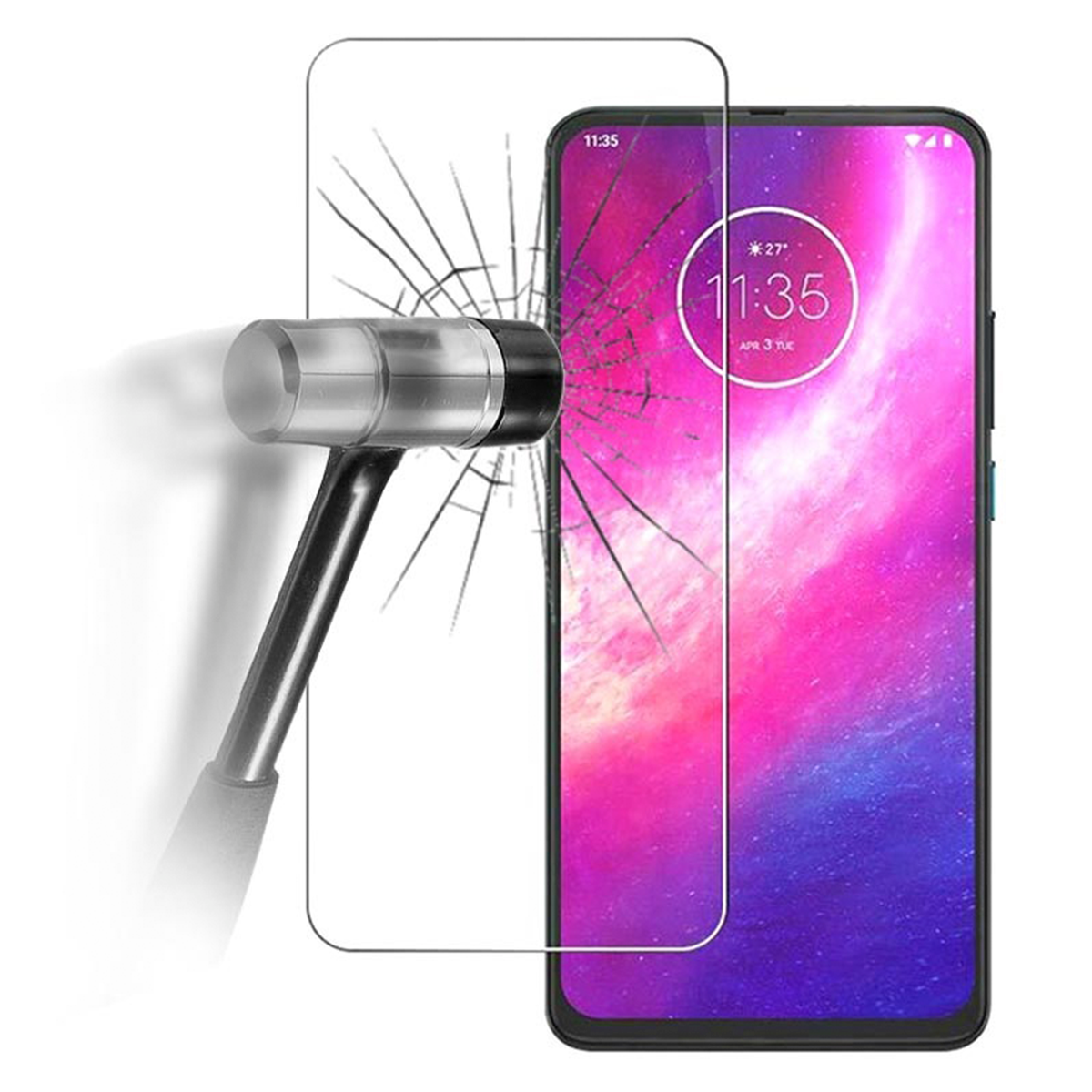 Motorola Moto One Hyper Lamina Vidrio Templado