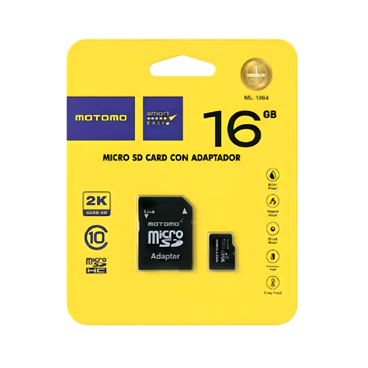 Memoria Micro Sd Motomo 16 Gb Clase 10