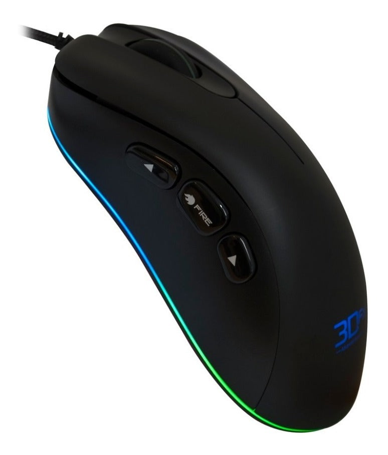 Mouse Gamer 3dfx Psycho Professional 7200dpi Negro – imagen 5
