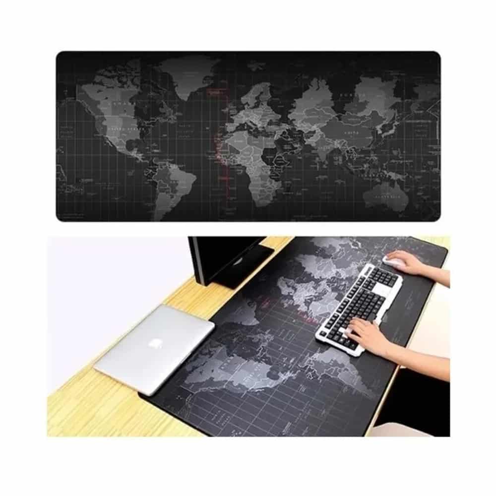 Mousepad Gamer Diseño Mapa Mundo Dblue Dbmp010 90x40 Negro – imagen 5