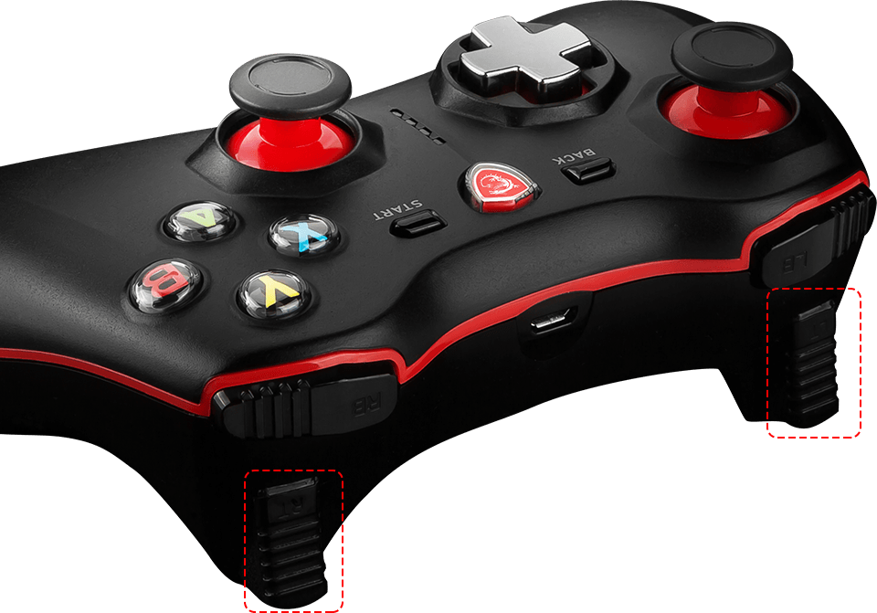 Control Joystick Msi Force Gc30 Inalámbrico Pc Android – imagen 5