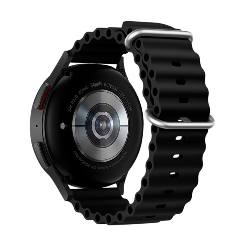 Correa Silicona Smarwatch Universal Hoco Wh01 20mm Negro
