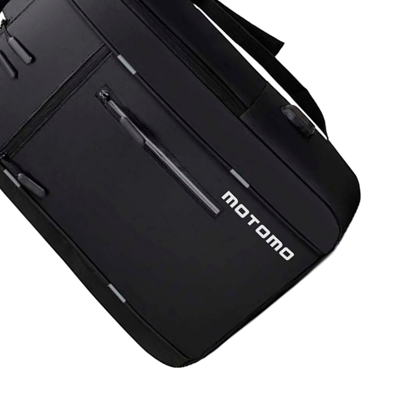 Mochila Notebook 15 Motomo Con Usb Carga Color Negro – imagen 3