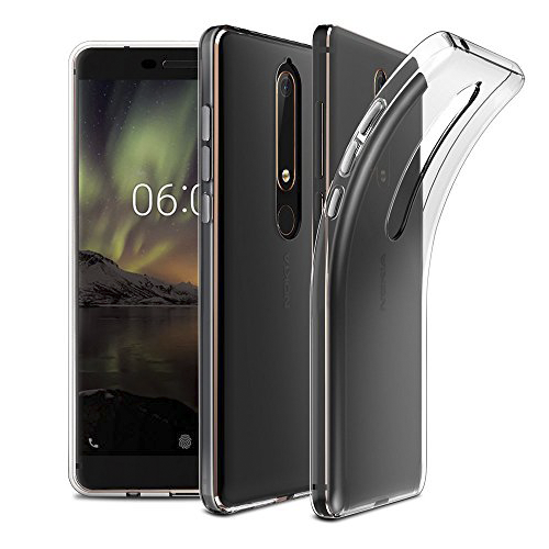 Nokia 6.1 Carcasa Transparentes Gel TPU