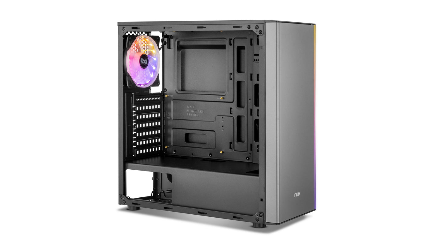 Gabinete Gamer Nox Infinity Omega Rgb Gris – imagen 6
