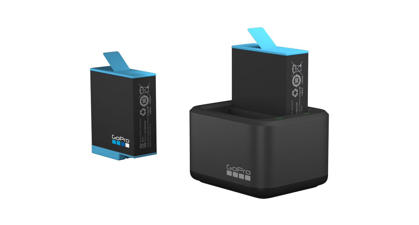 Cargador De Batería Dual + Batería Gopro Hero 9 Black – imagen 2