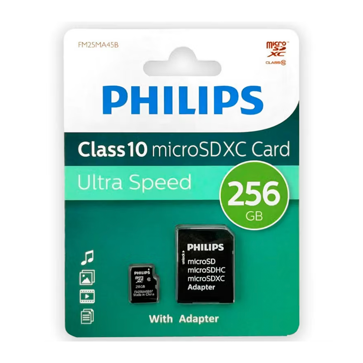 Memoria Micro Sd Philips 256 Gb Clase 10