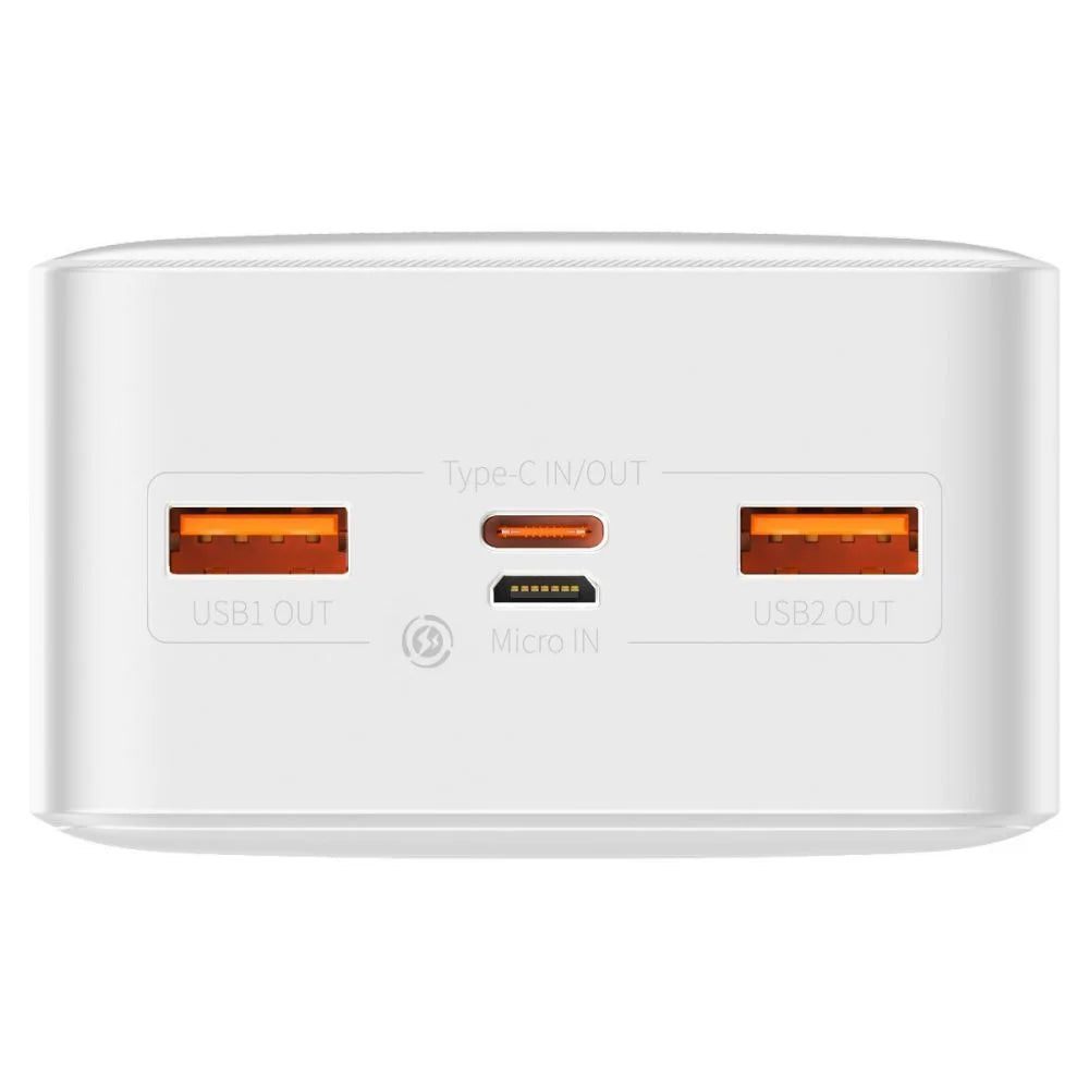Batería Portátil Powerbank Baseus 30000 Mah Bipow 20w Blanco – imagen 3