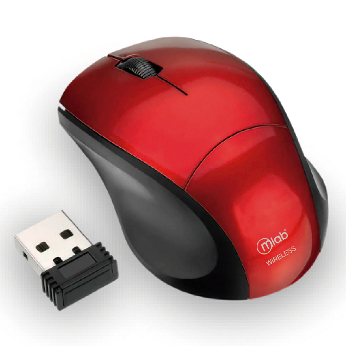 Mouse Inalámbrico Microlab MW 8100 Advanced Mod 8343 Rojo