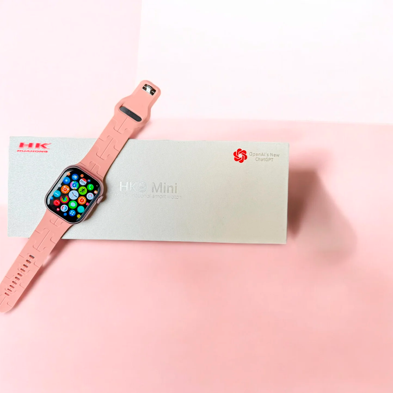 Smartwatch Reloj Inteligente Bluetooth Hk9 Mini Rosado – imagen 3
