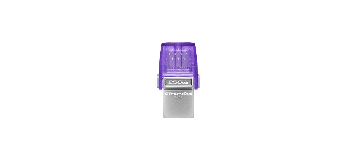 Pendrive Kingston Datatraveler Microduo 3c 256 Gb 3.2 Morado – imagen 3