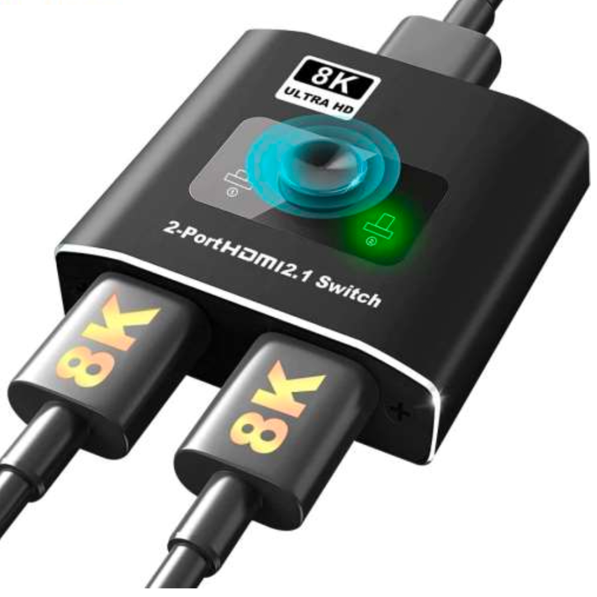 Switch Hdmi 2.1 8k Bidireccional Birlink Negro