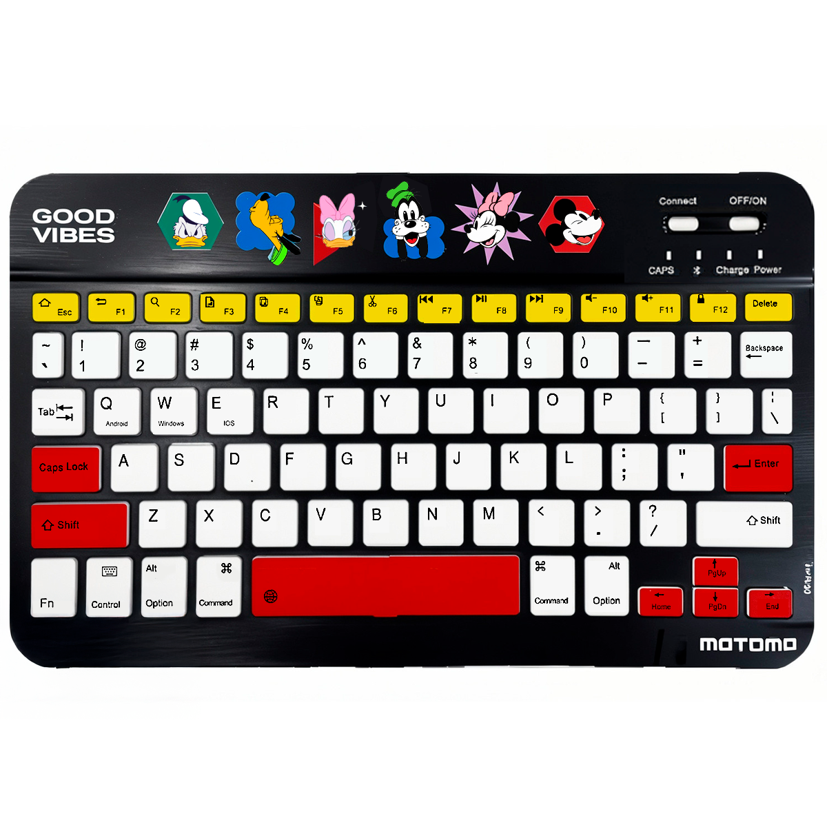 Kit Teclado y Mouse Disney Recargable Dual Bluetooth + Receptor Mickey – imagen 3