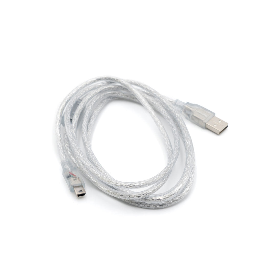 Cable Tecmaster USB-A 2.0 Macho A Mini B-Macho 1,8 Metros Gris – imagen 3