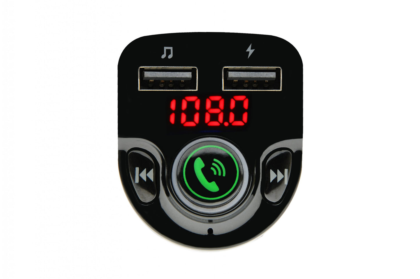 Transmisor Fm Radio Bluetooth Auto Tecmaster Negro – imagen 3
