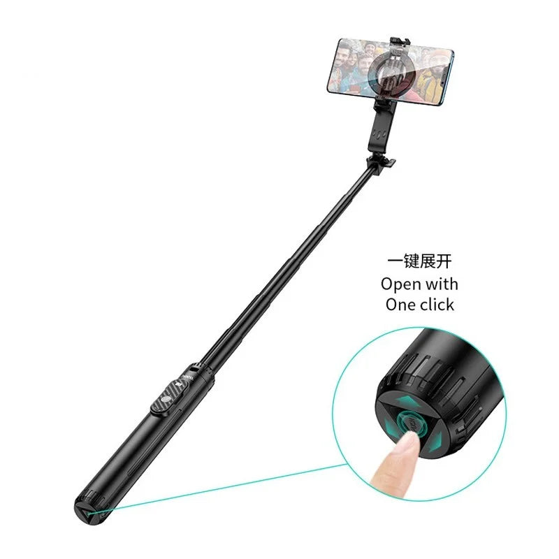 Baston Selfie Tripode 2 en 1 Hoco K25 Negro – imagen 6