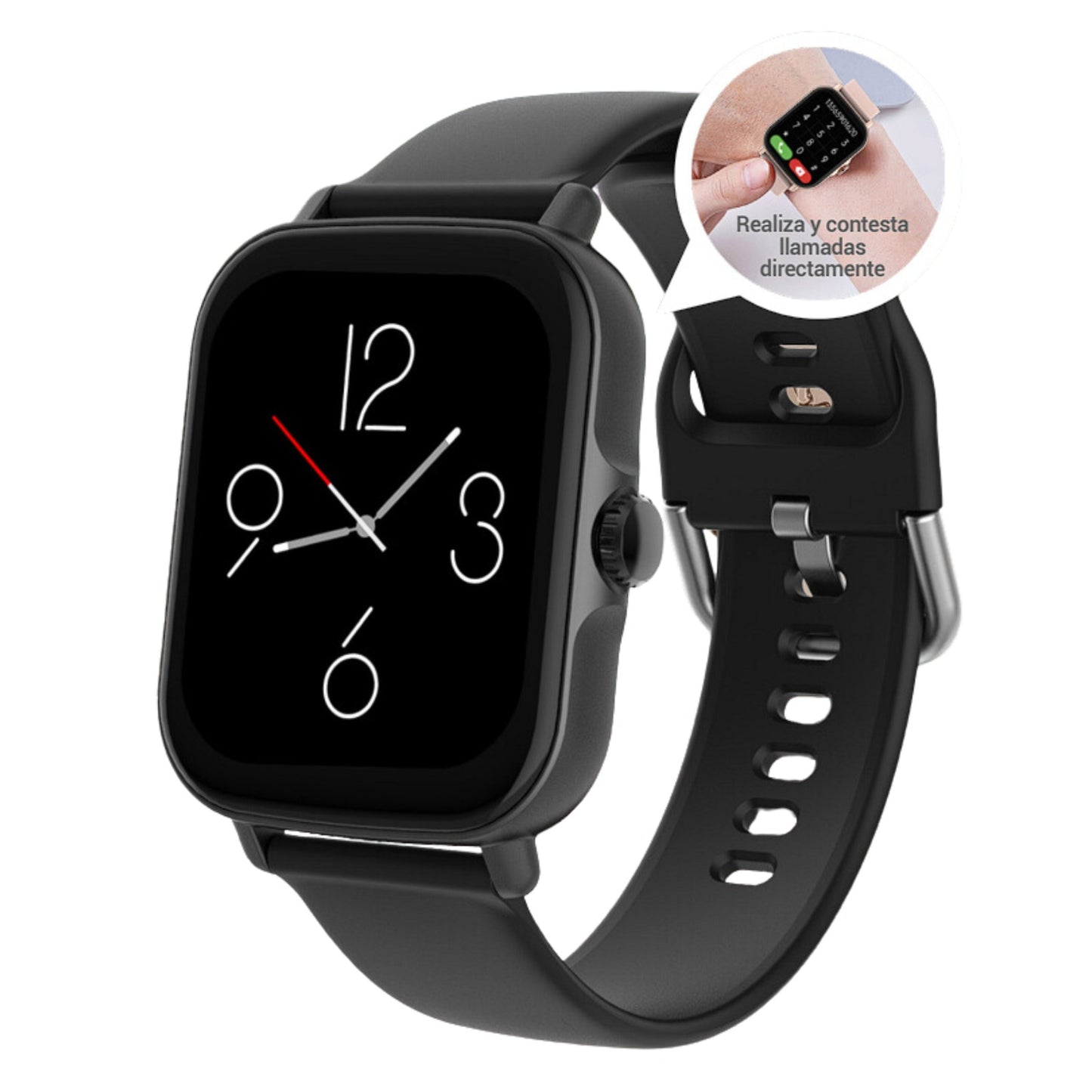 Reloj Smartwatch Microlab Bluetooth Mobility Pro S10 Hr Negro