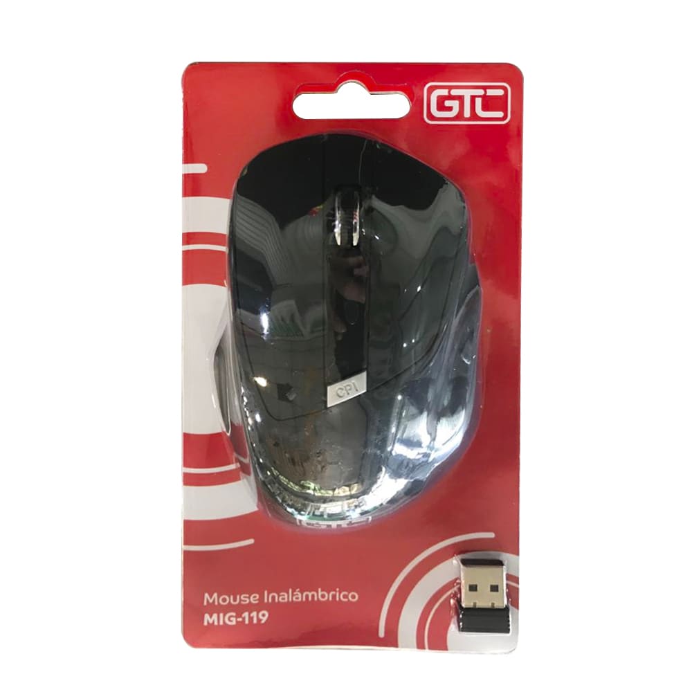 Mouse Inalámbrico Gtc MIG-119 1600dpi Negro – imagen 2