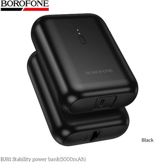 Powerbank Mini Borofone Bj81 5000 Mah Negro – imagen 3