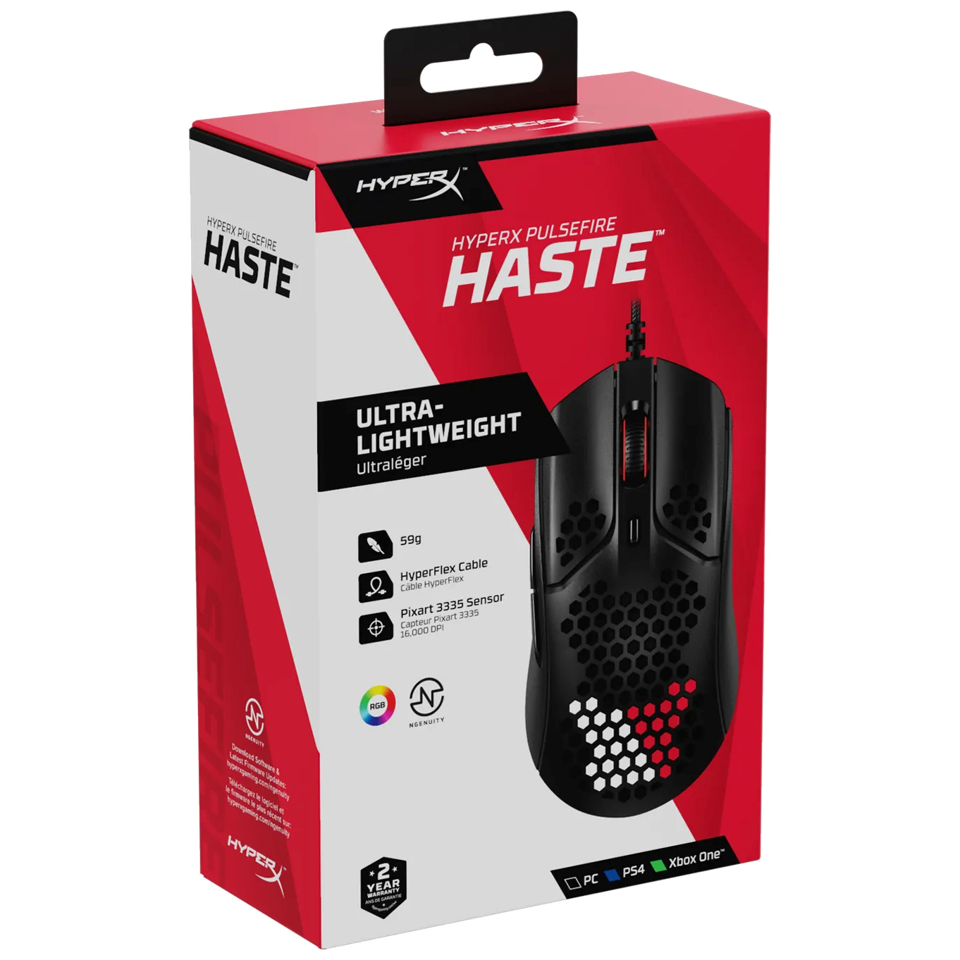 Mouse Gamer Hyperx Pulsefire Haste Negro – imagen 4
