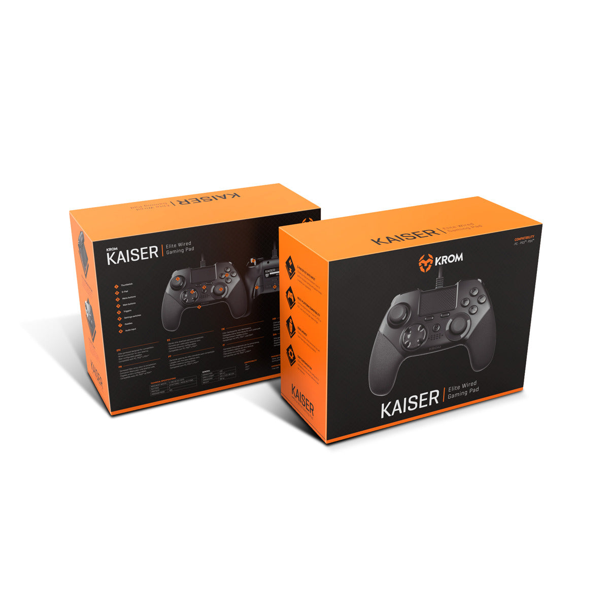 Control Joystick Usb Krom Kaiser Wired Pc Ps3 Ps4 – imagen 5