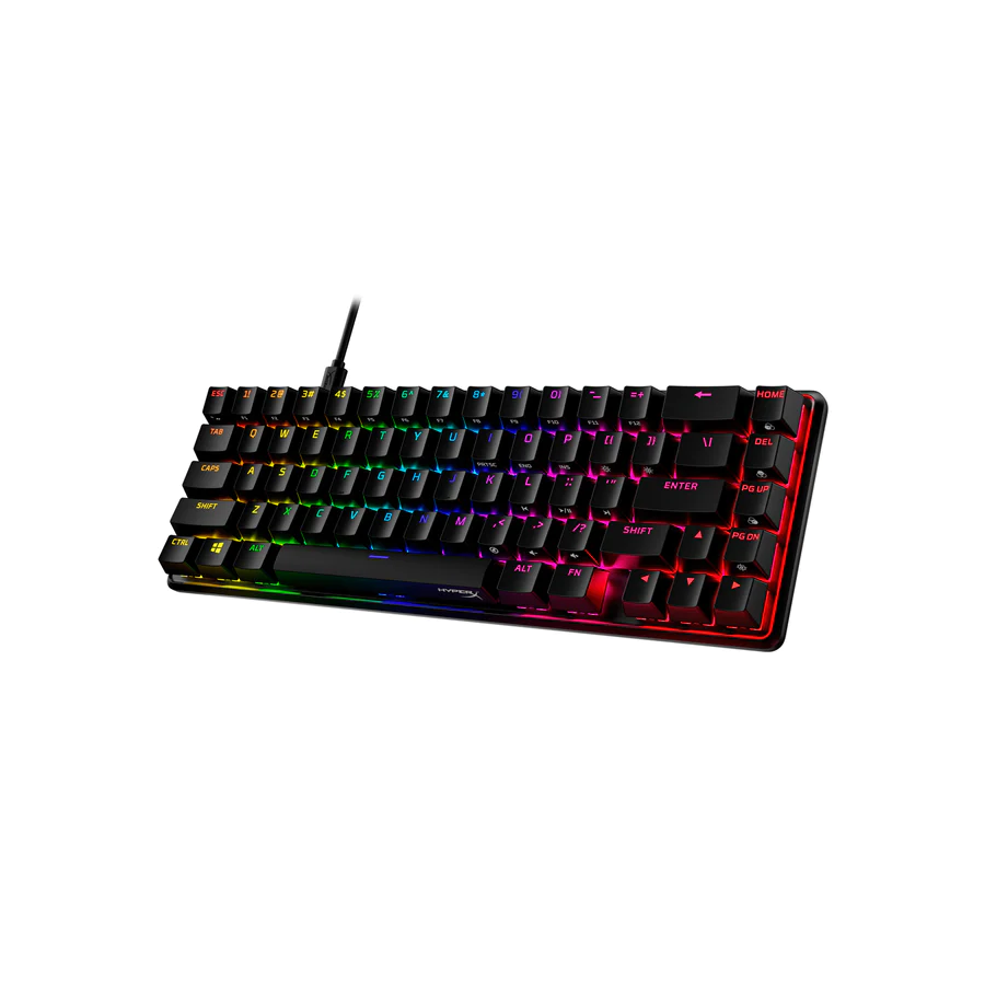 Teclado Gamer Mecanico Hyperx Alloy Origins 65% Switch Aqua Negro – imagen 3