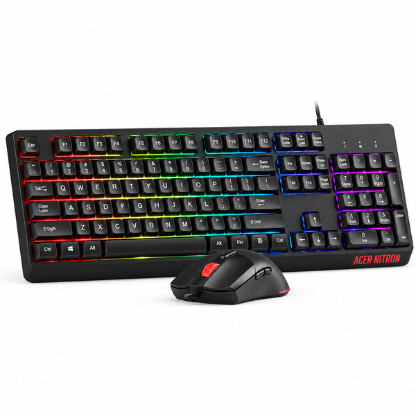 Kit Gamer Teclado y Mouse Acer Nitro OCC311 RGB Negro