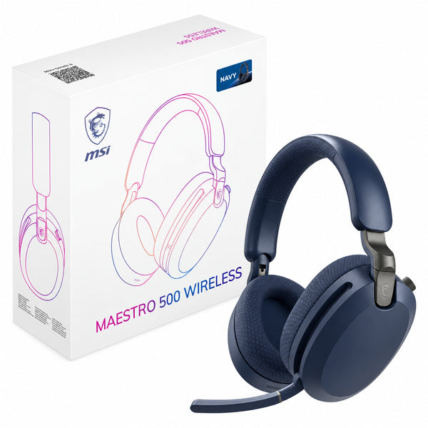 Audífonos Gamer Msi Maestro 500 Wireless ANC 2.4GHz Hasta 90 h
