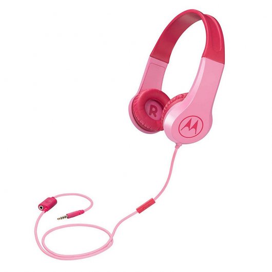Audífonos Para Niños Motorola Squads 200 Rosa