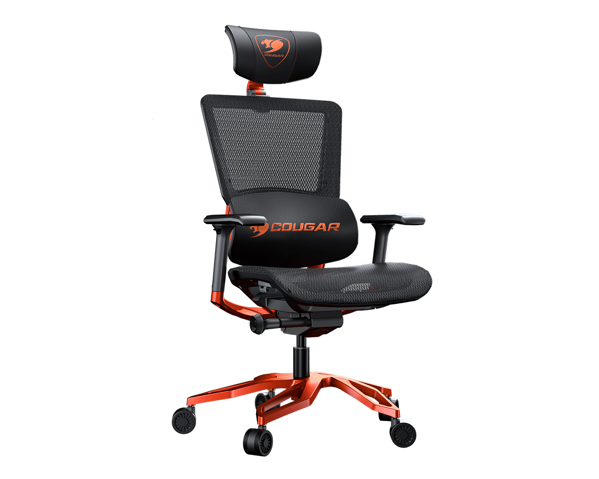 Silla Gamer Profesional Cougar Argo Negro Naranjo – imagen 5