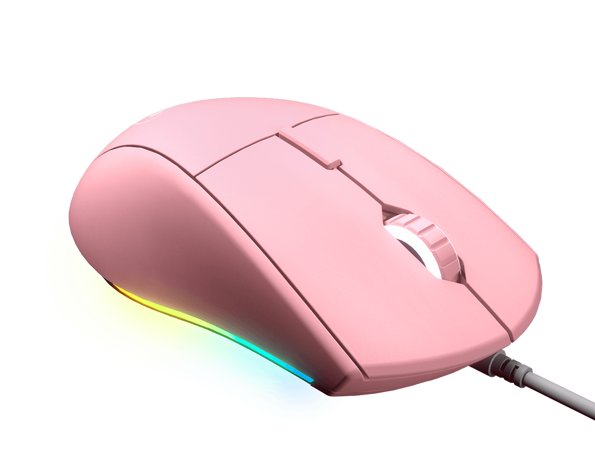 Mouse Gamer Cougar Minos Xt Rgb 4000dpi Rosado – imagen 4