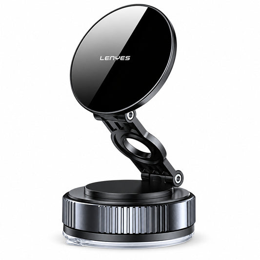 Soporte Magnético Auto Lenyes CR215 Rotación 360° Negro