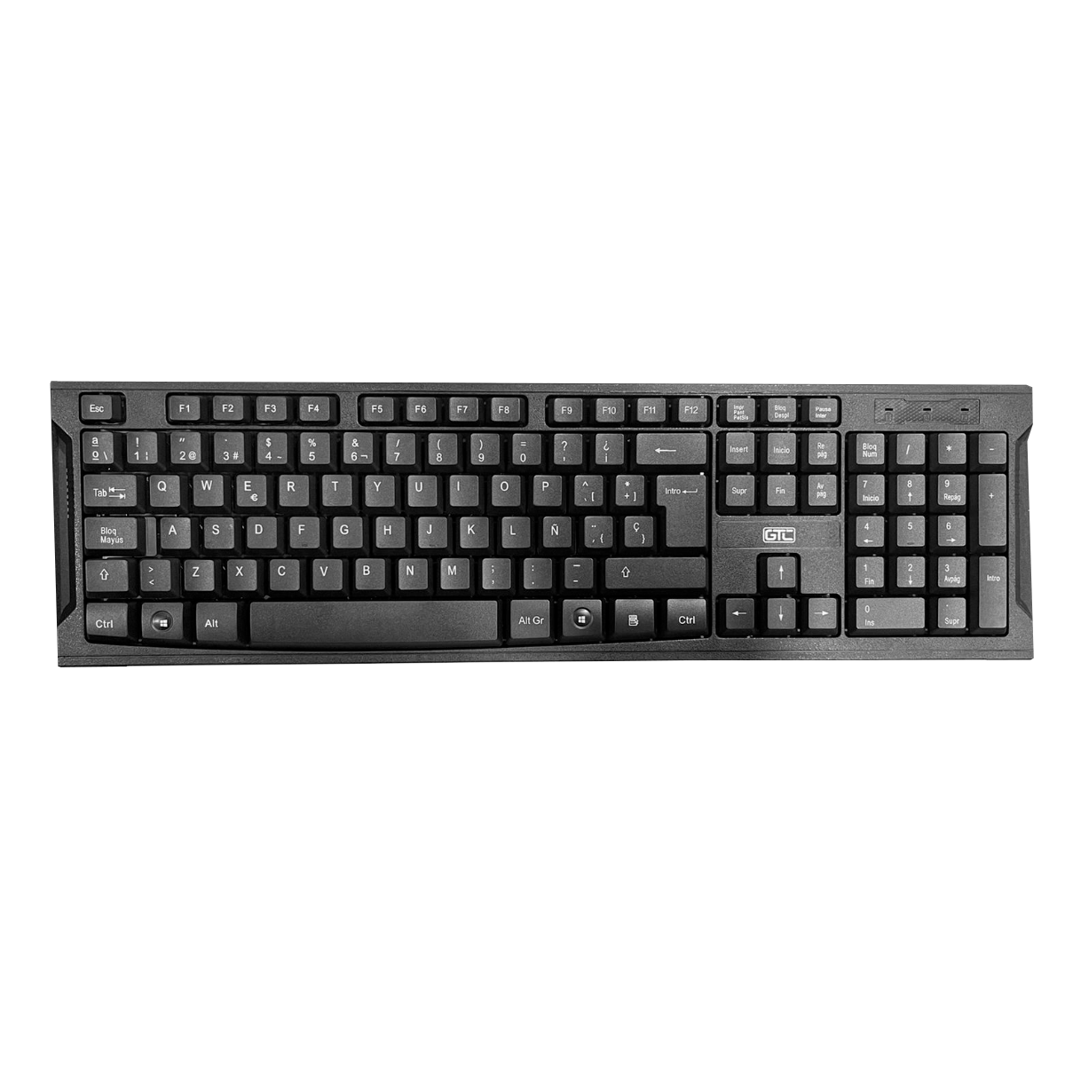 Kit Teclado y Mouse Inalámbrico Gtc Cbg-020 Negro – imagen 3