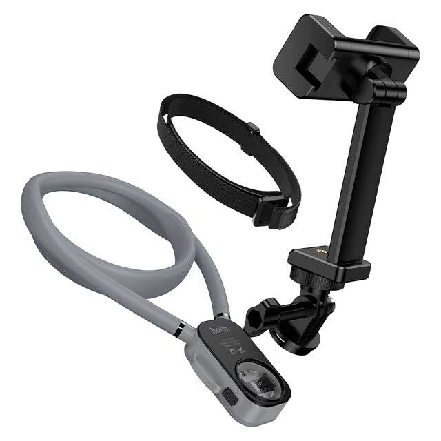 Soporte Para Cuello Hoco K30 Smartphones Camaras Ciclismo Streaming Negro – imagen 5