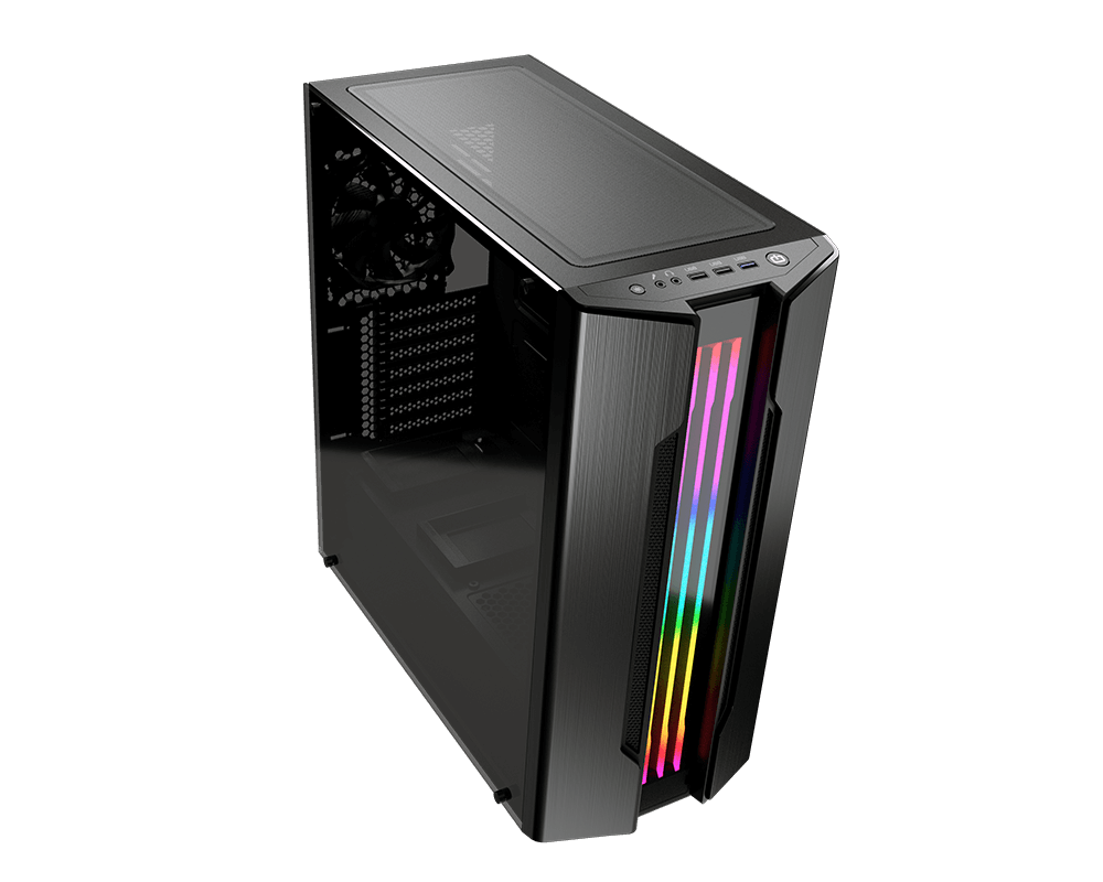 Gabinete Gamer Cougar Gemini S Iron Grey Rgb – imagen 4