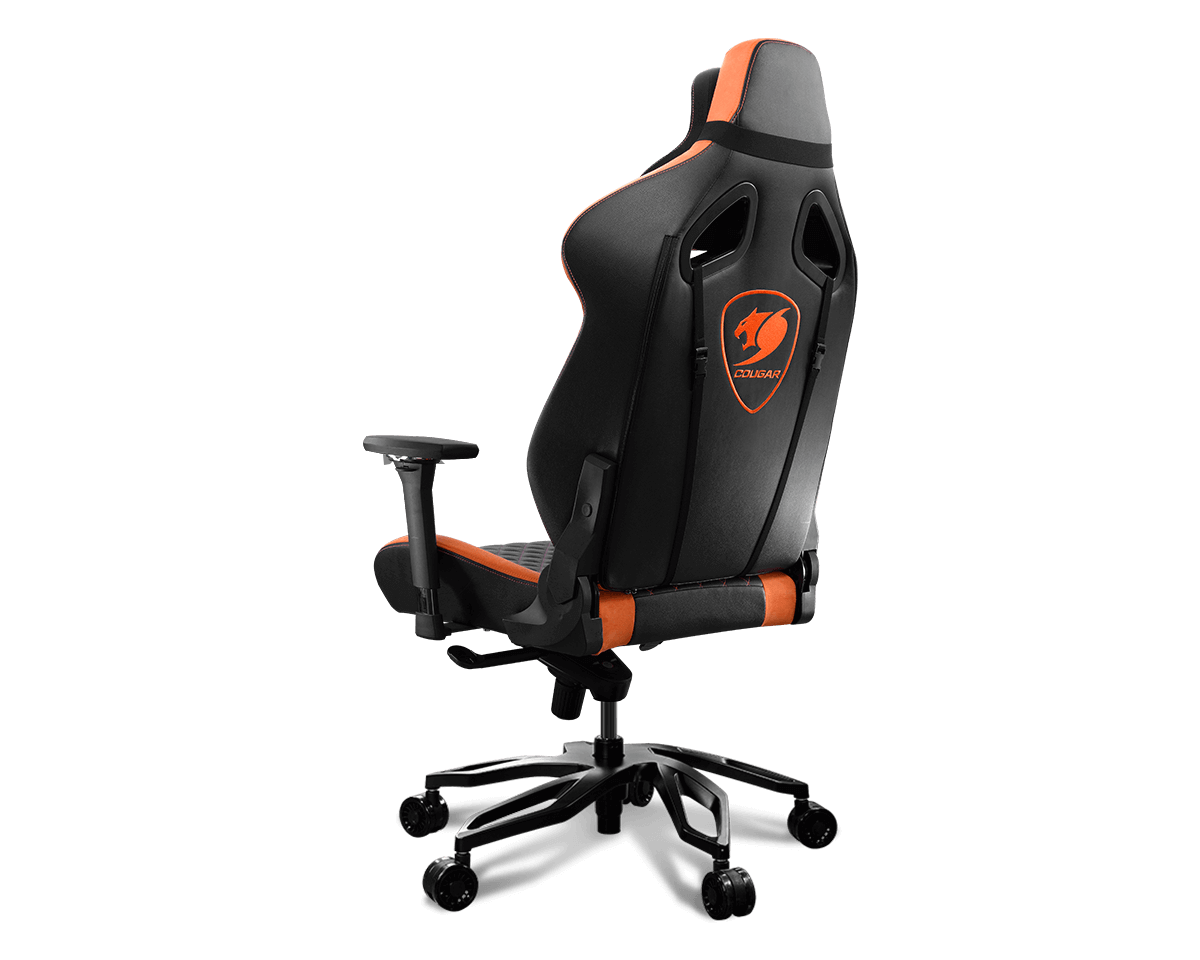 Silla Gamer Profesional Cougar Armor Titan Pro Negro Naranjo – imagen 3