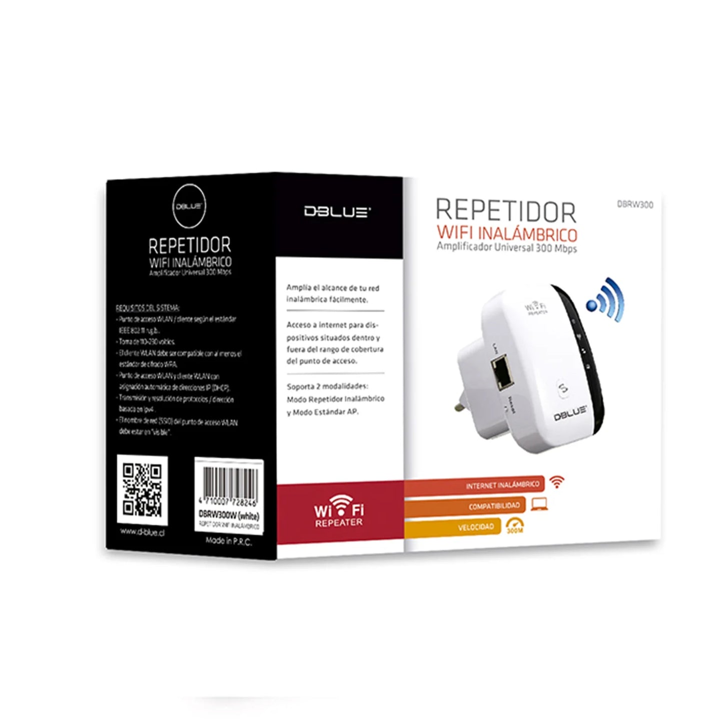 Repetidor Wifi DBlue Inalámbrico 110-230V Blanco – imagen 5