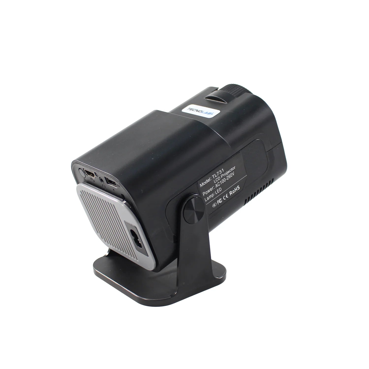 Proyector Tecnolab Smart Android 11 Wifi Bt 5.0 8000L 1080 4k Tl731 Negro – imagen 4