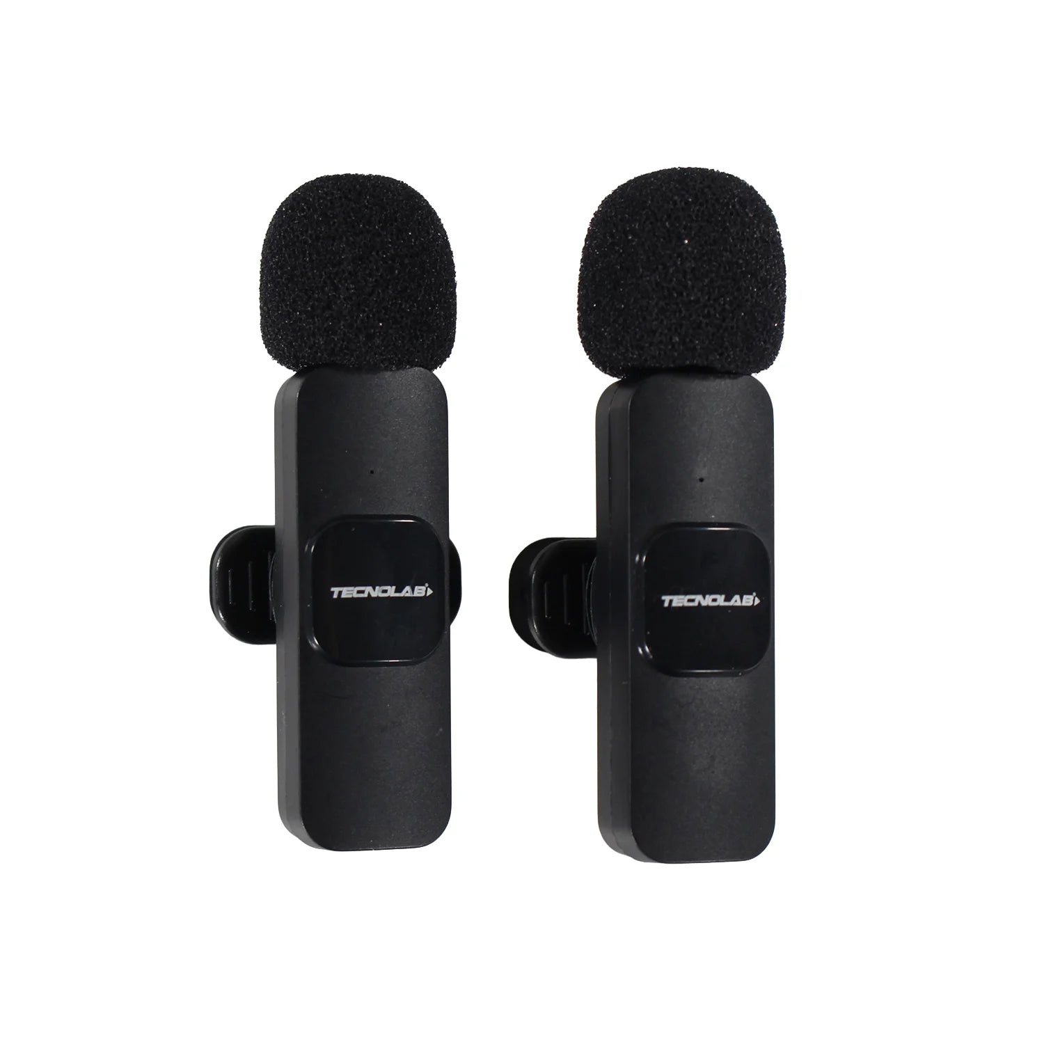 Kit 2 Microfono Lavalier Externo Tecnolab Dual Conexión Tl854 Negro – imagen 5