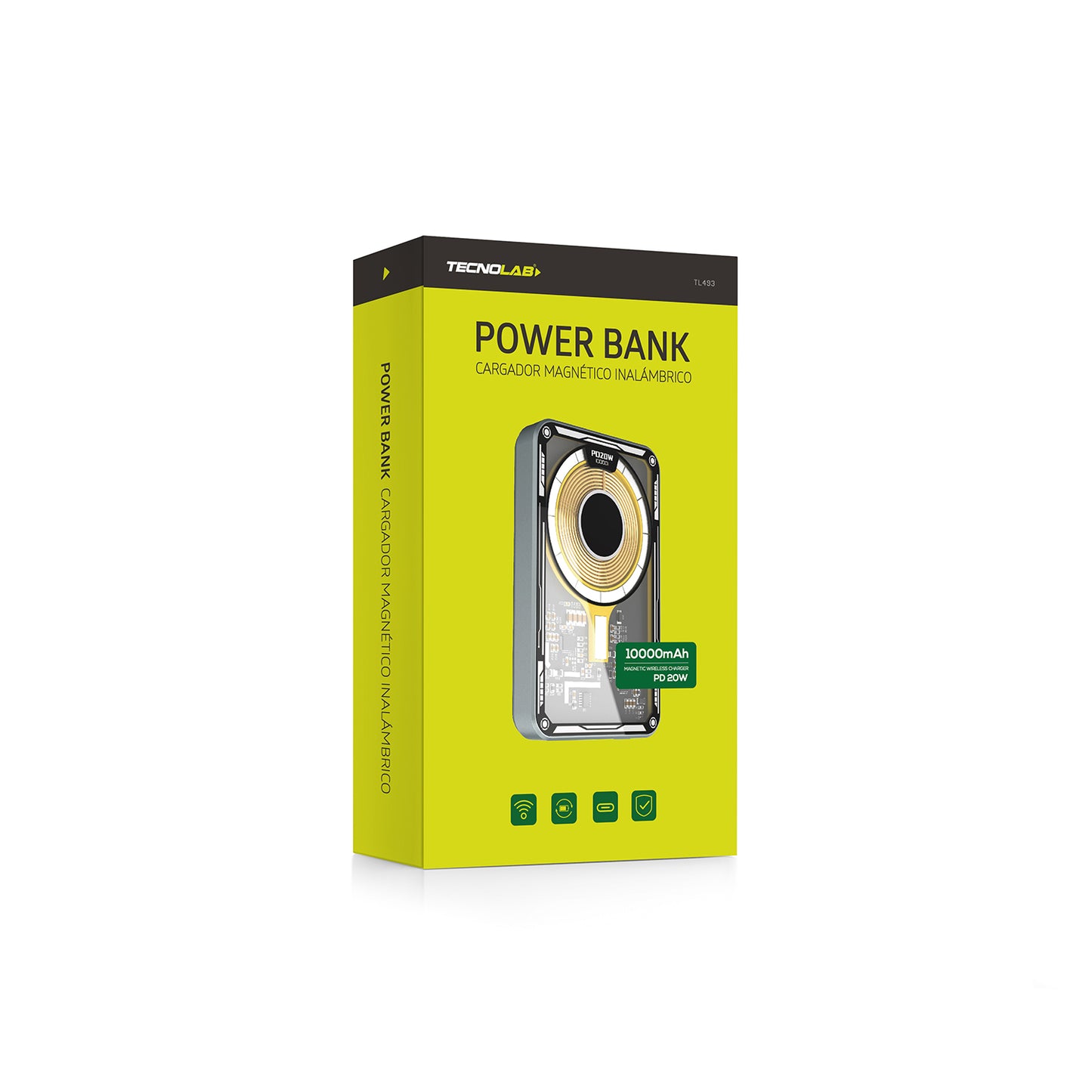 Powerbank Bateria Portatil Magsafe 10000 Mah Tecnolab TL493 Gris – imagen 2