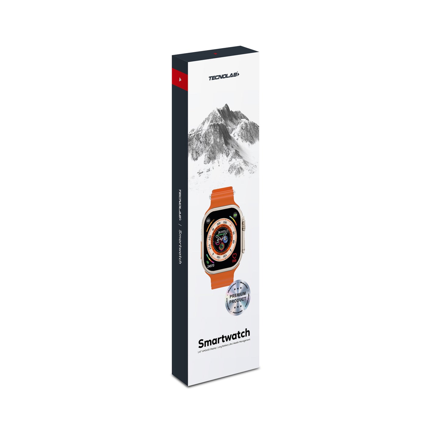 Reloj Smartwatch Tecnolab Gl1 Tl518 Naranjo – imagen 5