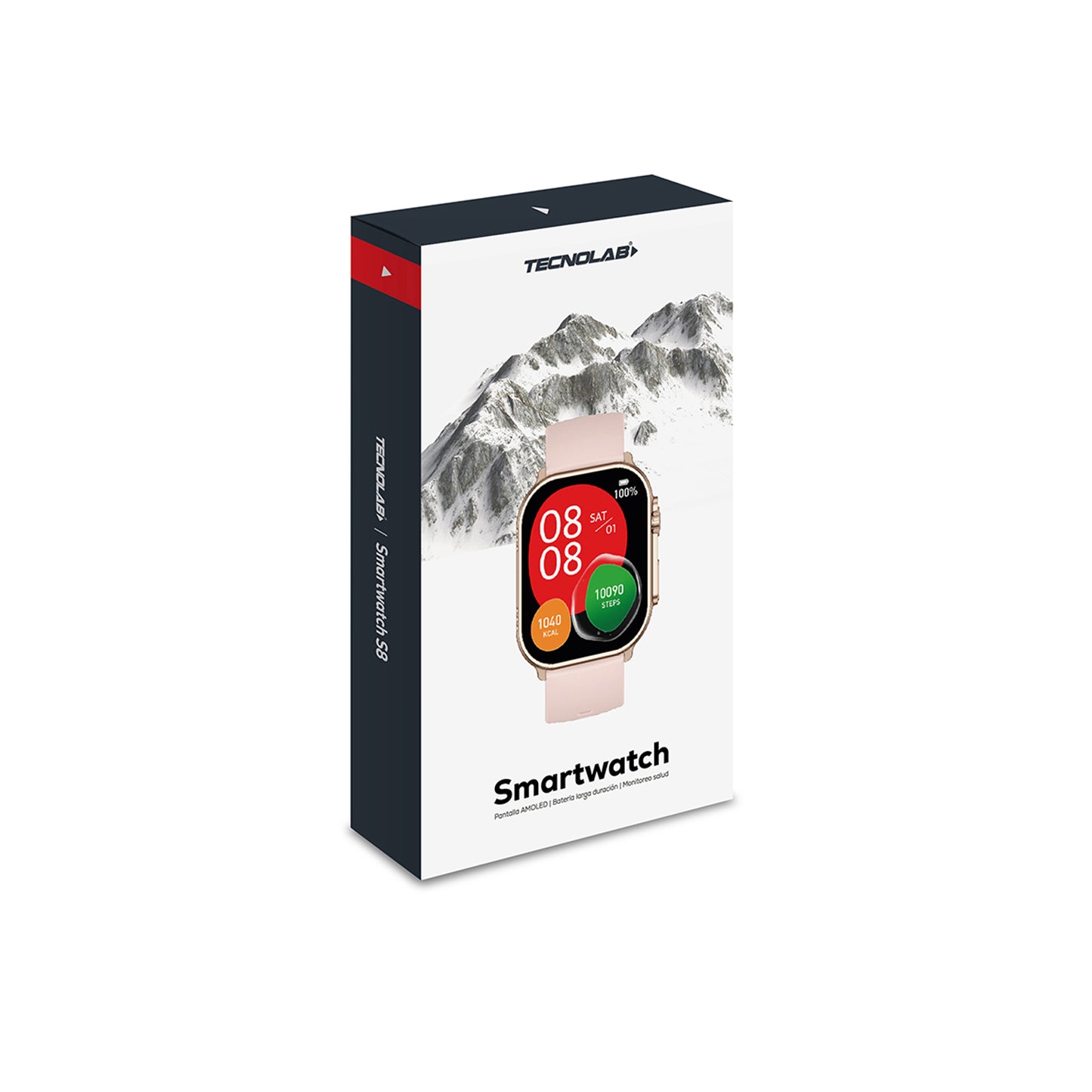 Reloj Smartwatch Tecnolab Pantalla Amoled Tl520 Rosa – imagen 5
