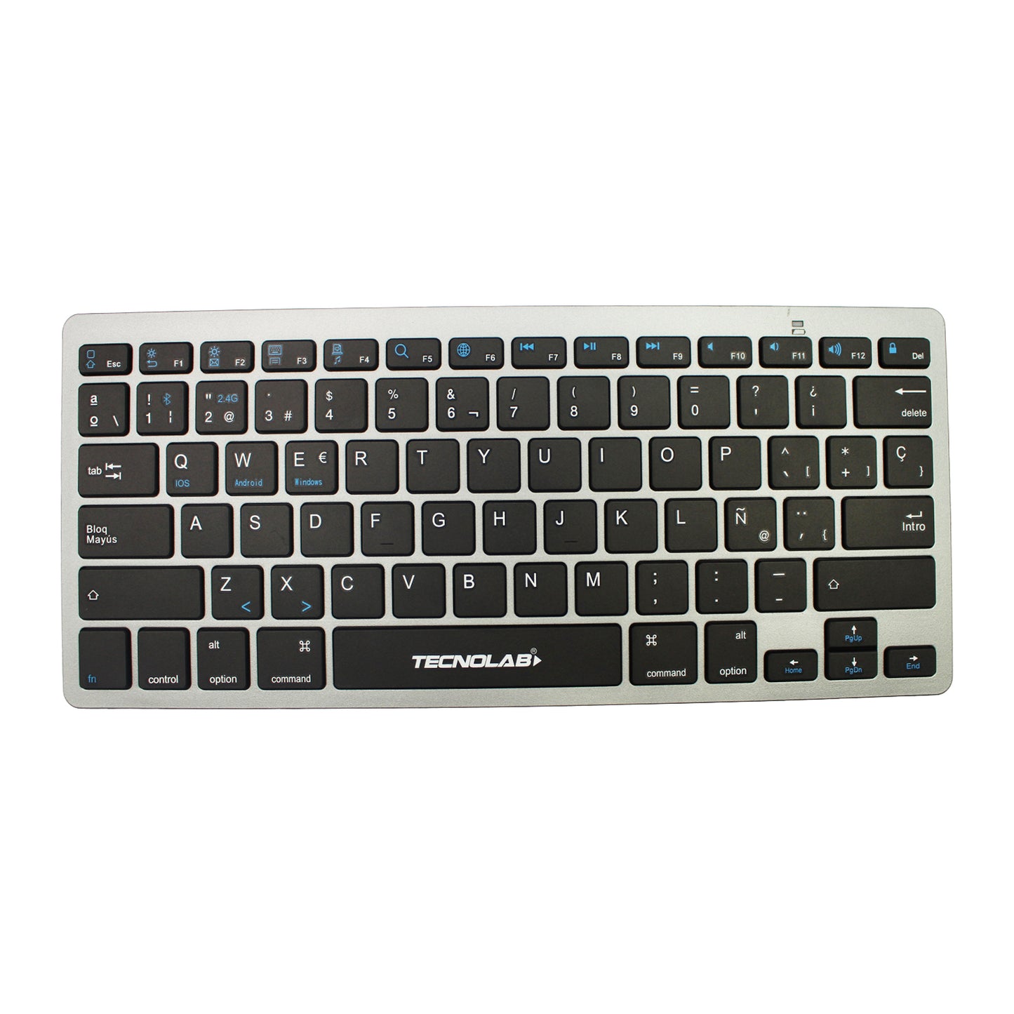 Kit Teclado + Mouse Inalámbrico Tecnolab Tl676 Dual Color Gris – imagen 3