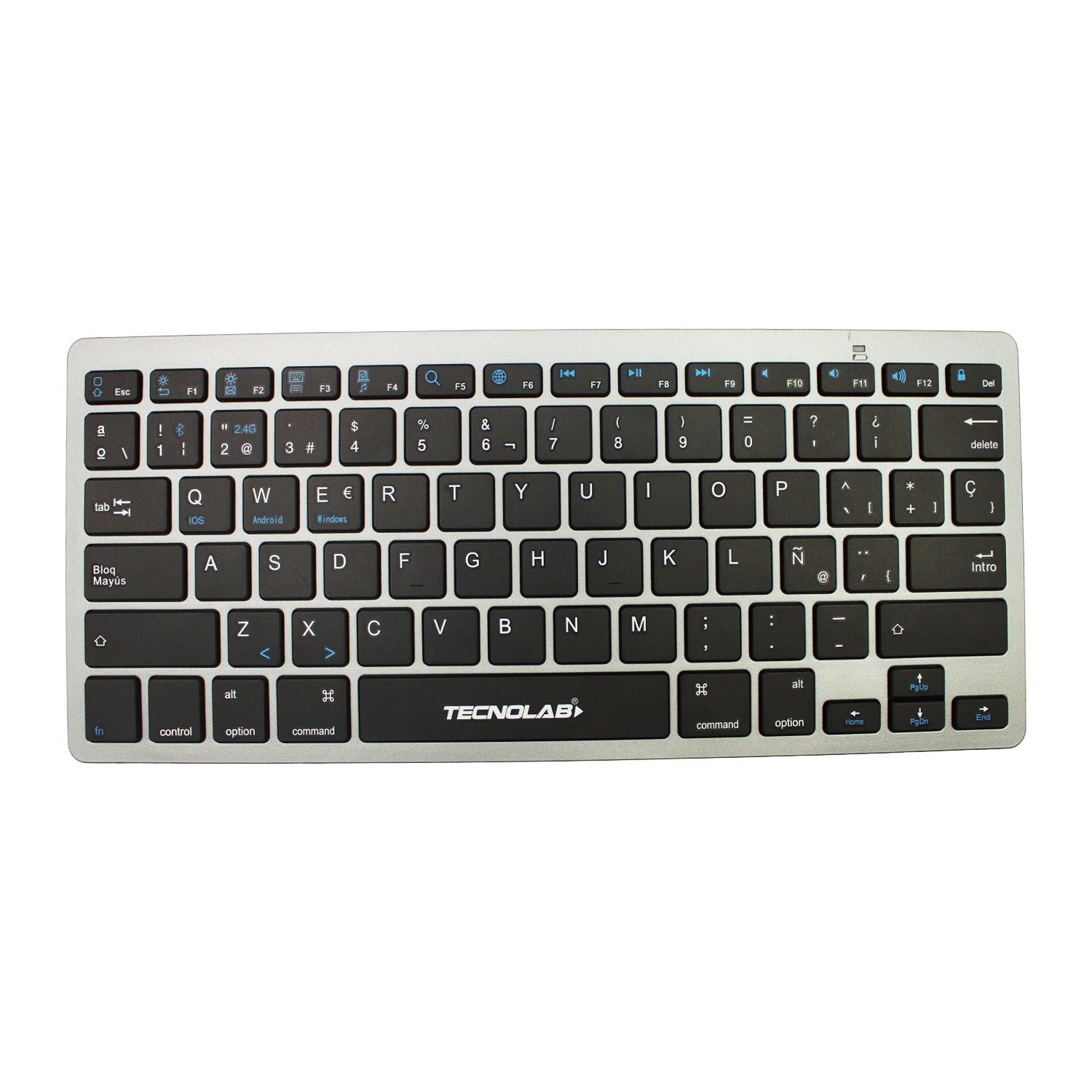 Kit Teclado + Mouse Inalámbrico Tecnolab Tl676 Dual Color Gris – imagen 3